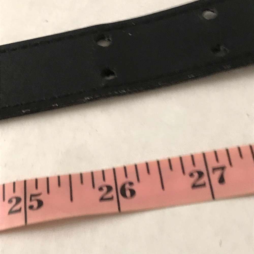 Bow Belt Black Cute Shiny Vinyl Statement Size 28 Accessories by Pearl - Picture 9 of 14